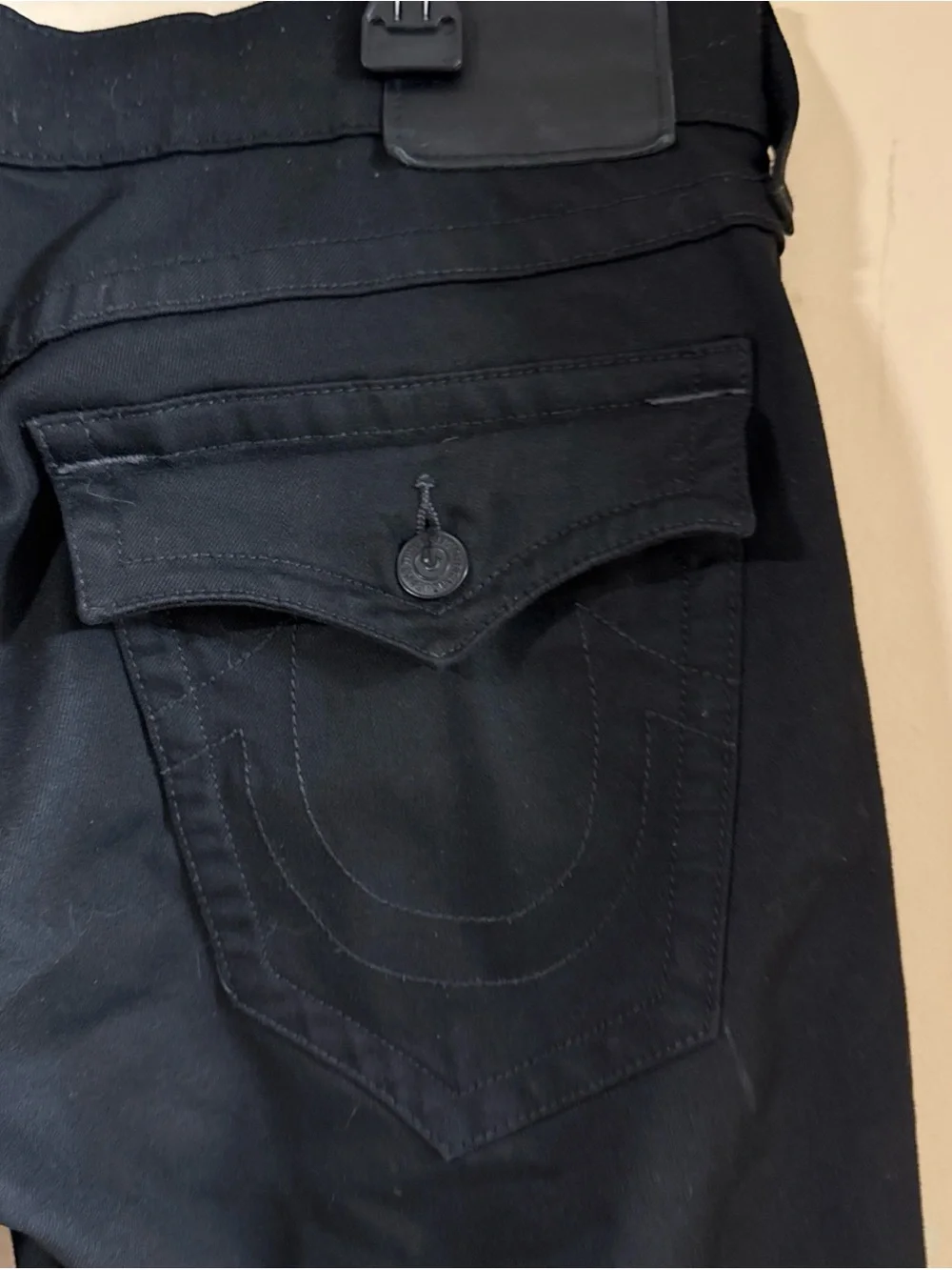 True religion jeans mens black 34x32